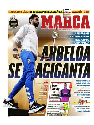 "Marca" Front Page