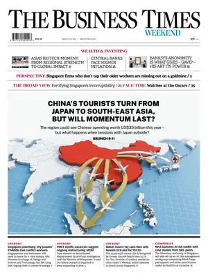 "The Business Times | Singapore" Front Page