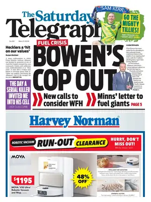 "The Daily Telegraph | Sydney" Front Page