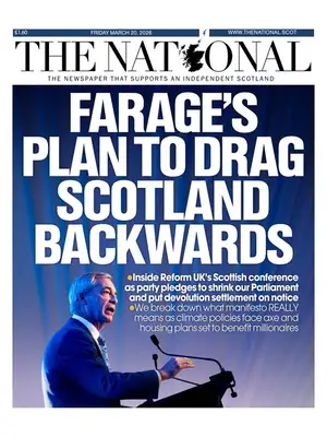 "The National | Scotland" Front Page