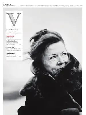 "V | Volkskrant Magazine" Front Page