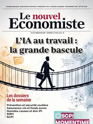 "Le Nouvel Économiste" Front Page