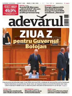 "Adevarul" Front Page