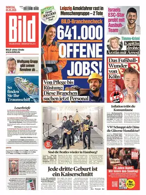 "Bild" Front Page
