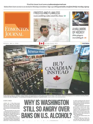 "Edmonton Journal" Front Page