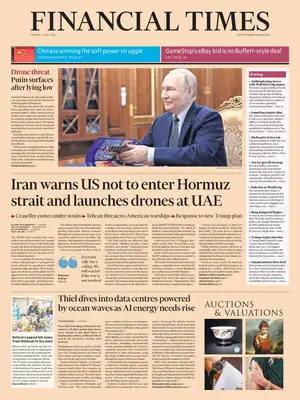 "Financial Times" Front Page