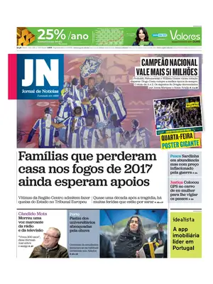 "Jornal de Notícias" Front Page