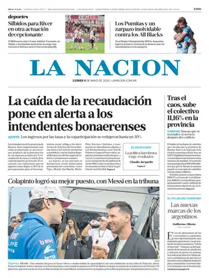 "La Nación" Front Page