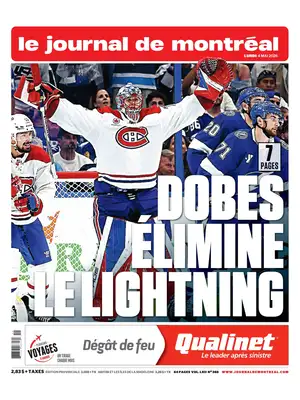 "Le Journal de Montréal" Front Page