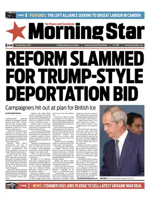 "Morning Star" Front Page