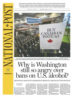 "National Post | The Post" Front Page