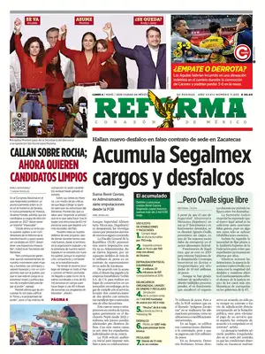 "Reforma" Front Page