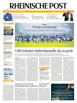 "Rheinische Post" Front Page