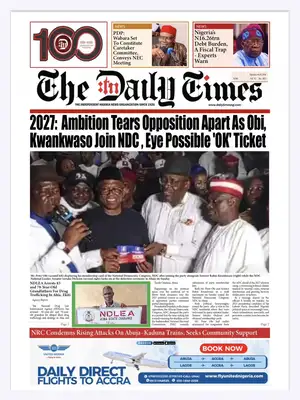 "The Daily Times (Nigeria)" Front Page