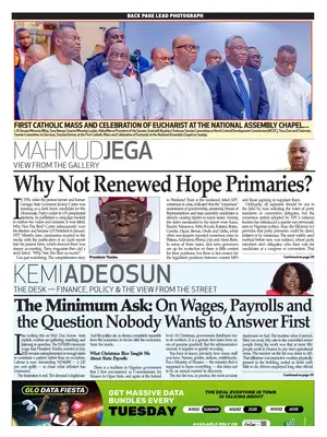 "ThisDay (Back Page)" Front Page