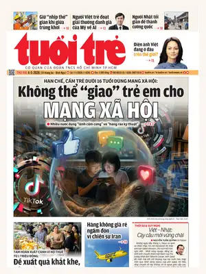 "Tuoi Tre" Front Page