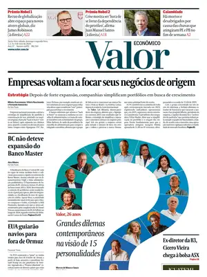 "Valor Econômico" Front Page