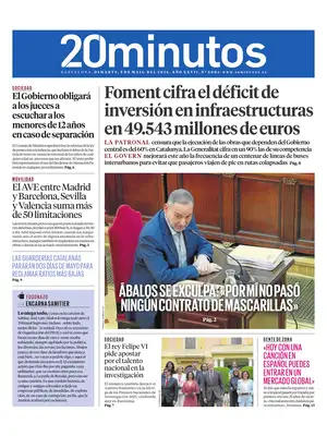 "20 minutos | Barcelona" Front Page