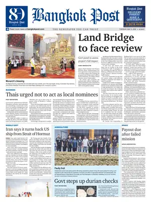"Bangkok Post" Front Page