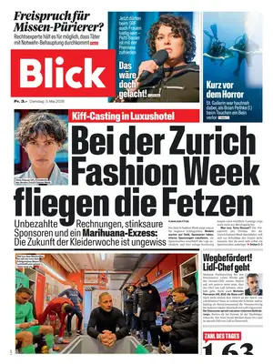 "Blick" Front Page