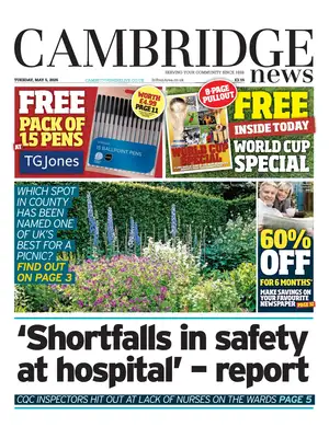 "Cambridge News" Front Page