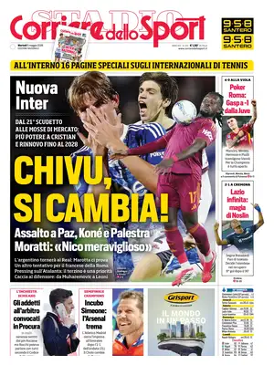"Corriere dello Sport" Front Page