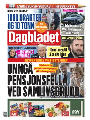 "Dagbladet" Front Page