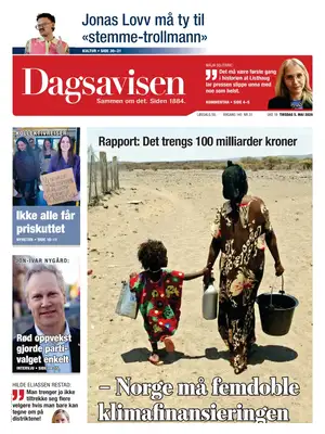 "Dagsavisen" Front Page