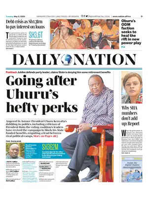 "Daily Nation" Front Page