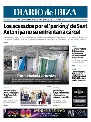 "Diario de Ibiza" Front Page