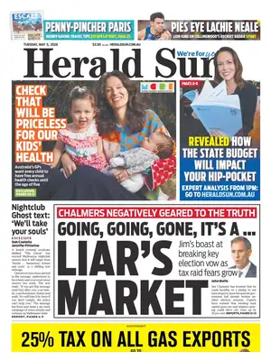 "Herald Sun" Front Page