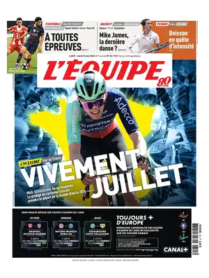 "L'Equipe" Front Page