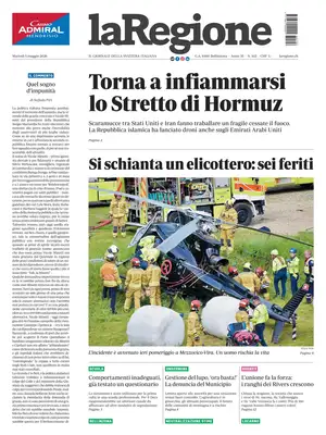 "laRegione" Front Page