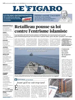 "Le Figaro" Front Page
