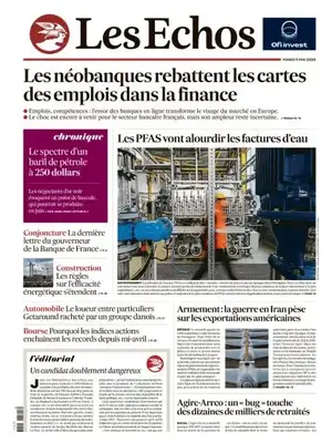 "Les Échos" Front Page