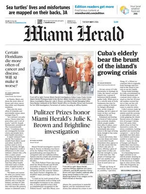"Miami Herald" Front Page
