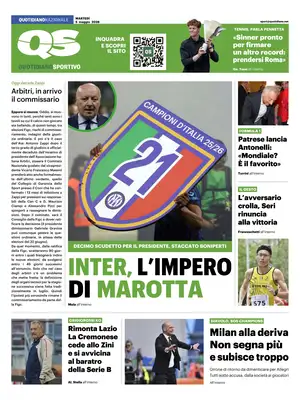 "QS Quotidiano Sportivo" Front Page