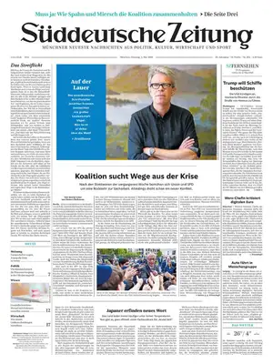 "Süddeutsche Zeitung" Front Page