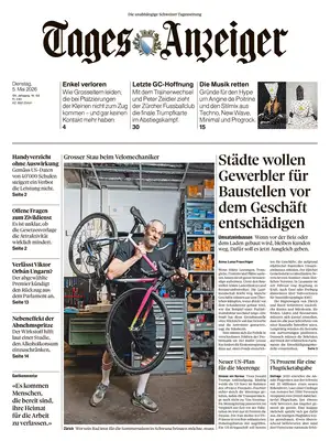 "Tages-Anzeiger | Tagi TA" Front Page