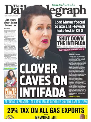 "The Daily Telegraph | Sydney" Front Page