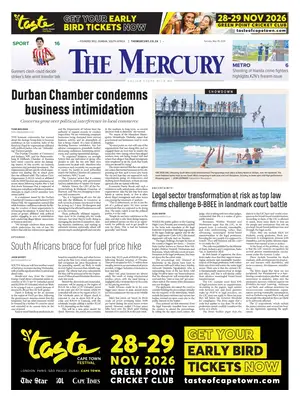"The Mercury" Front Page