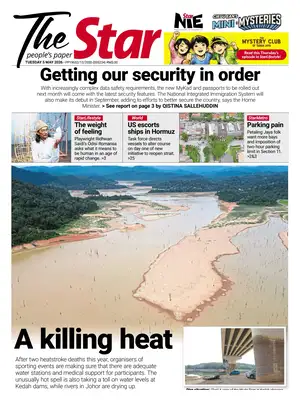 "The Star" Front Page