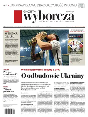 "Gazeta Wyborcza" Front Page