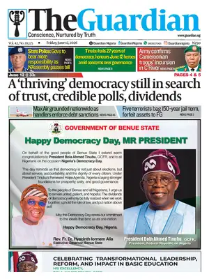 "The Guardian (Nigeria)" Front Page