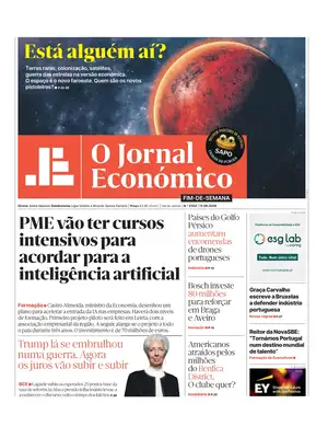 "O Jornal Económico" Front Page