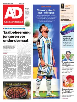 "Algemeen Dagblad | AD" Front Page