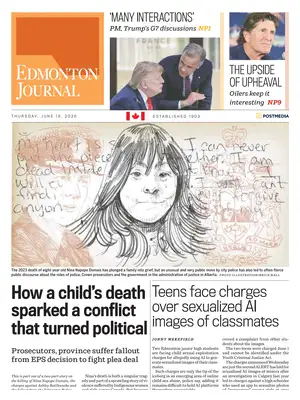 "Edmonton Journal" Front Page