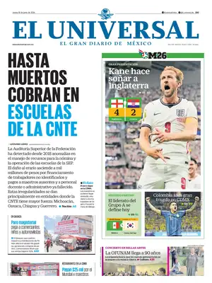 "El Universal (Mexico)" Front Page