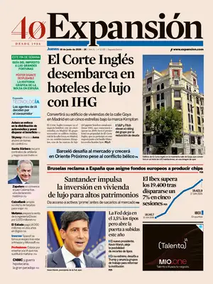 "Expansión" Front Page