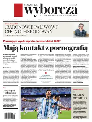 "Gazeta Wyborcza" Front Page
